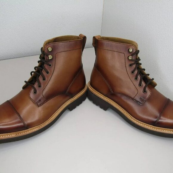 NEW FLORSHEIM SHOE CO Whitmore Cap Toe Ankle Dress Boot Brown Leather main image 4